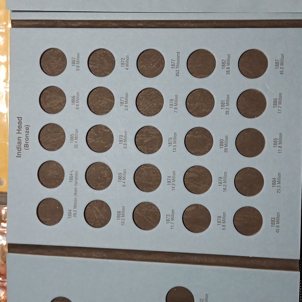 Indian Head Cents Coin Album - Picture 6 of 12